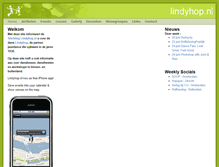 Tablet Screenshot of lindyhop.nl